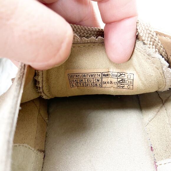 Vionic 9.5 Womens Tan Suede 355 Taylor Comfort Sneakers - Picture 8 of 8